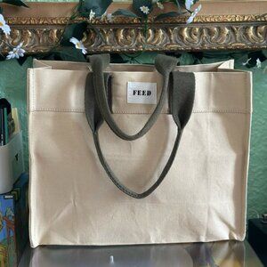New FEED Small Market Tote in Sand